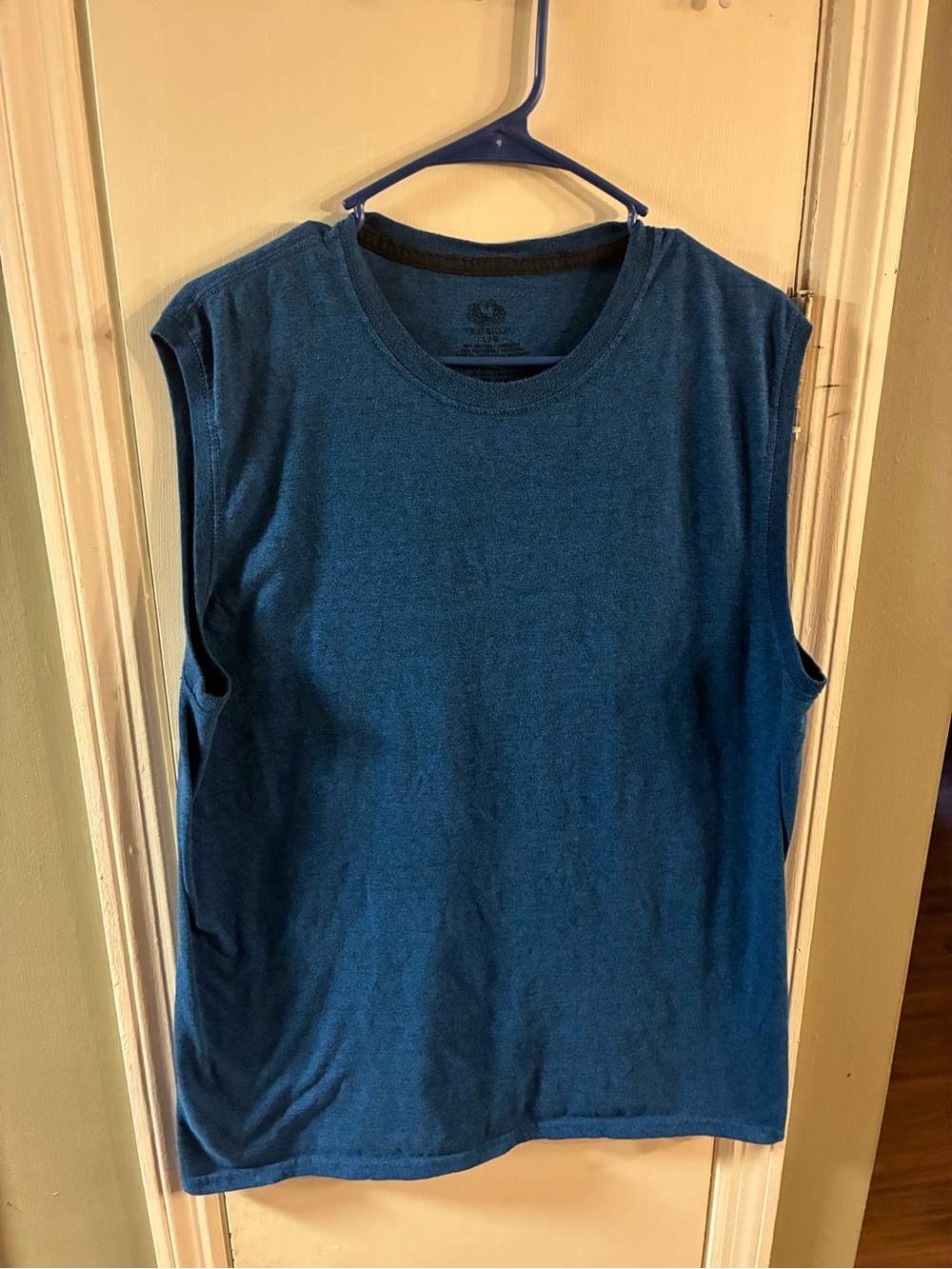 Fruit of the Loom Men's Sleeveless T-Shirt, Size Large, Cotton